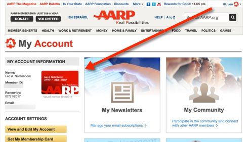 AARP Page