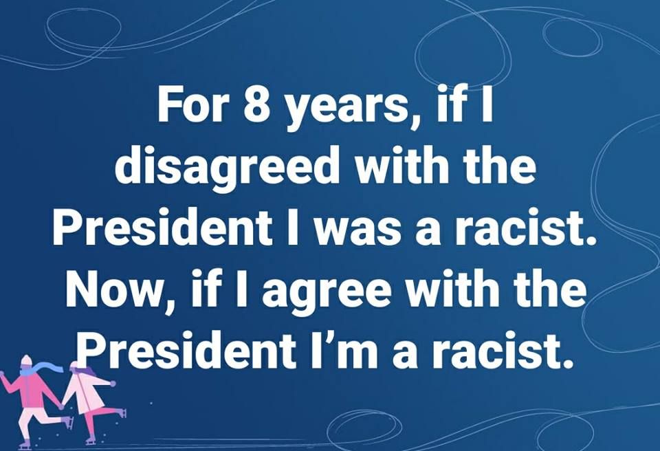 Disagree and I'm a racists.jpg