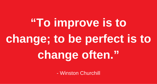 So Winston thought perfection possible ... wow.