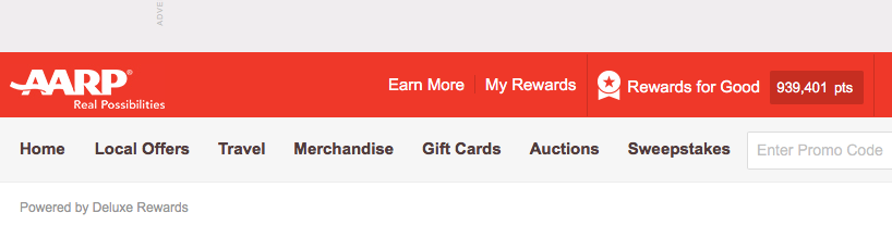Click on 'My Rewards'