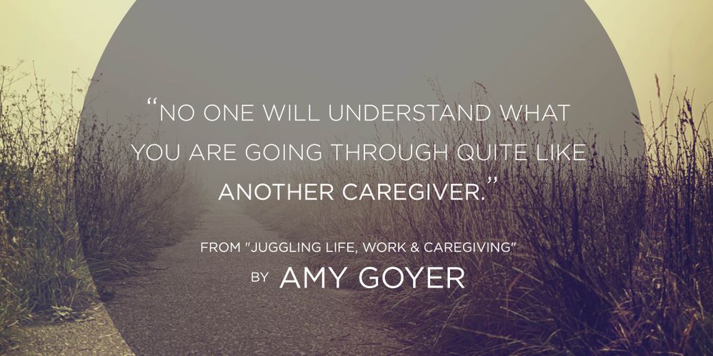 No one understand like another caregiver.jpg