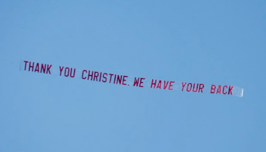 Thank You Christine We Have Your Back.png