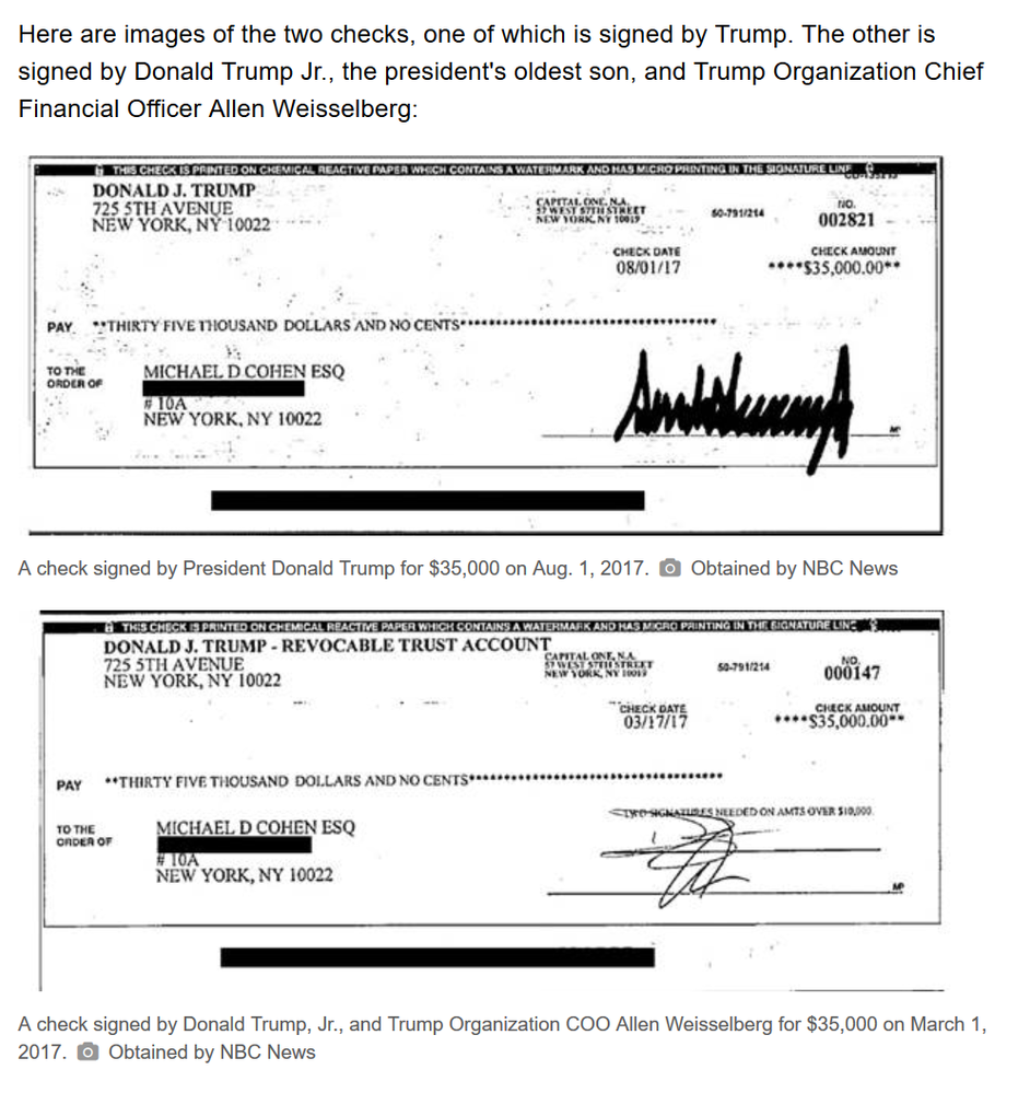 Checks to cohen.png