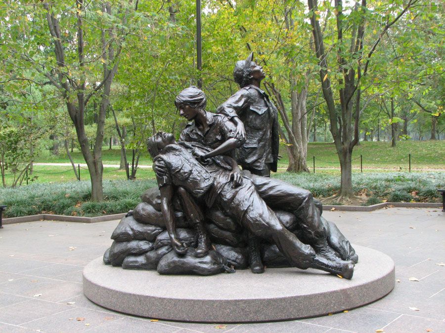 Women's memorial in DC.