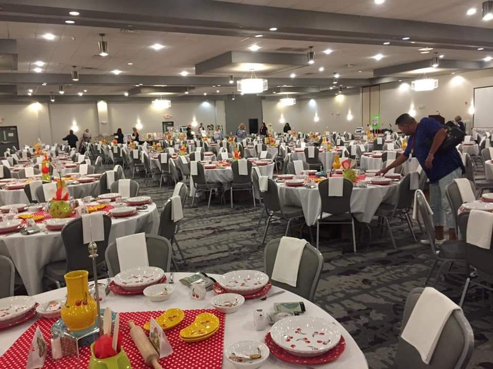 Banquet room before opening