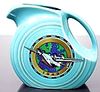1943 commemorative pitcher of president first airplane