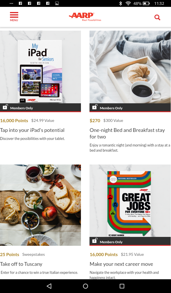 EGift Cards AARP Online Community