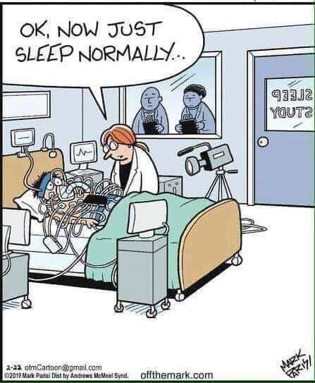 Sleep study no less