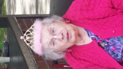 Queen for a day on her 100th!