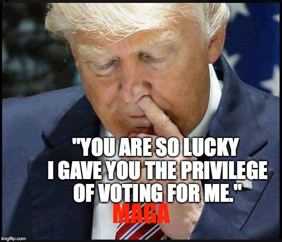 Where the BLAME belongs.  Ever since he was sued for his racist rental policies.