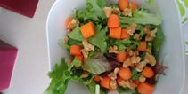 Walnuts add great flavor and crunch to a salad