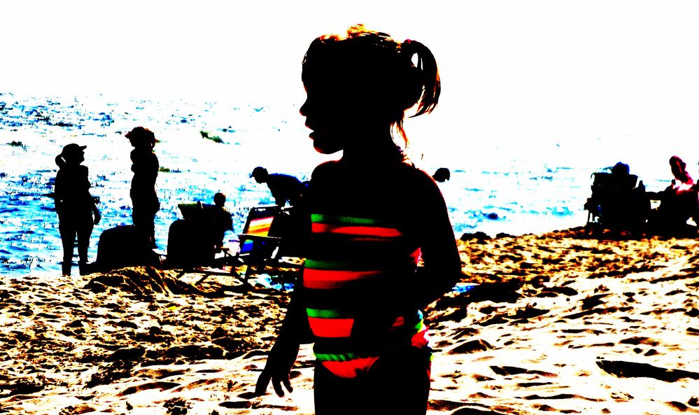 neon beach-angel