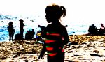 neon beach-angel