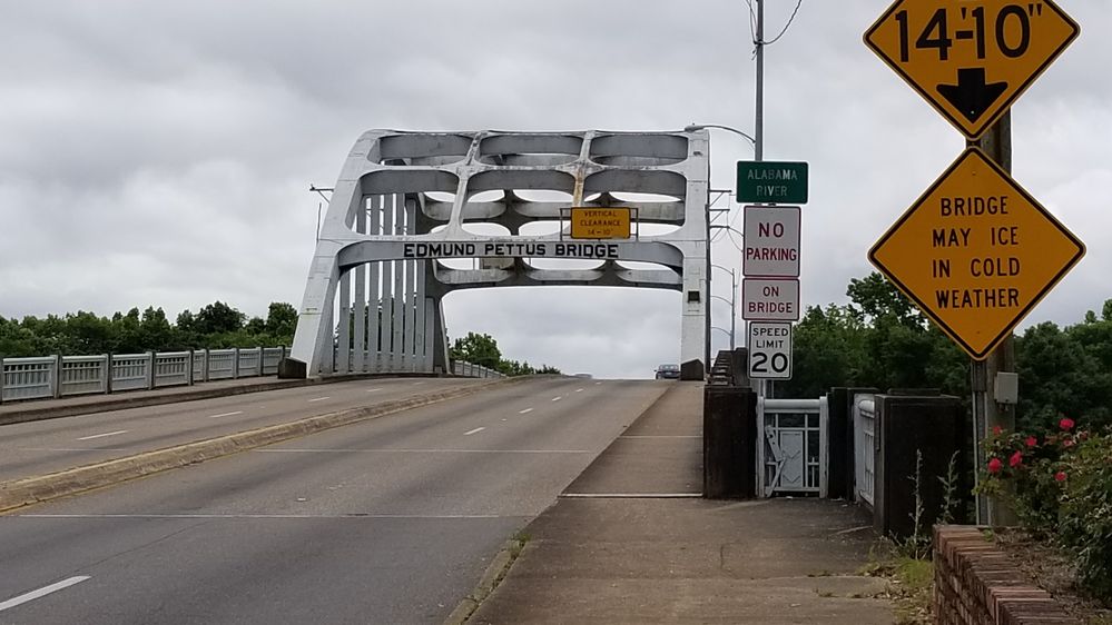 The Edmund Pettis bridge in Selma