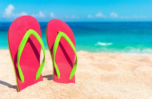 Ah, the good old days when I could wear flipflops and walk on sand!