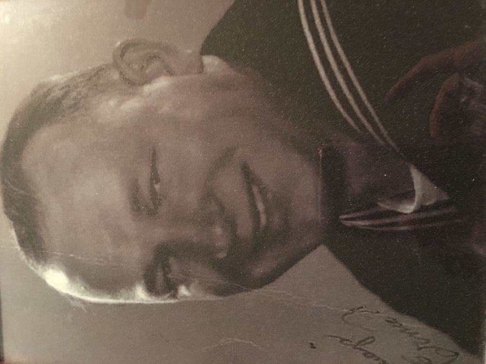 My dad in Navy WWII - 75 years ago