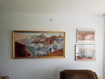The paint on the left was do by Mary's father