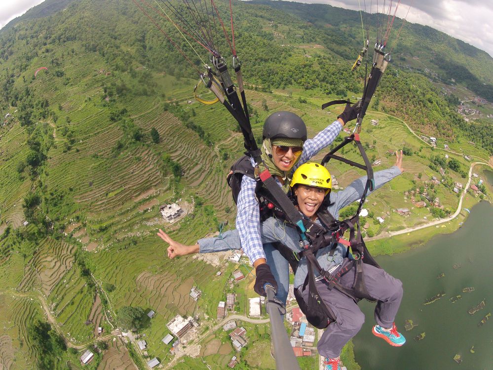 Yanin conquering the Himalayas at 62