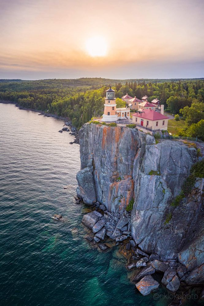 This photo was taken from a drone