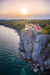 This photo was taken from a drone