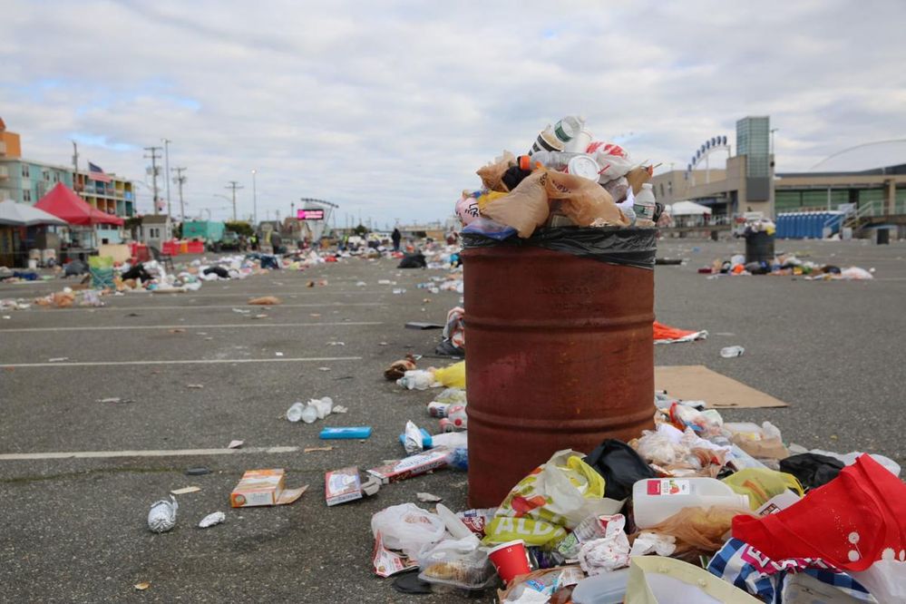 day after trump rally in Wildwood....