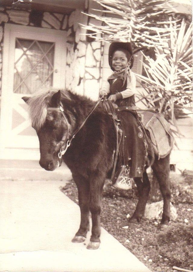 ' A guy with a pony came around my neighborhood selling pictures. I begged my mom to get one - 1983 '