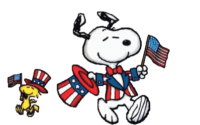 Snoopy 4th of july gif.gif