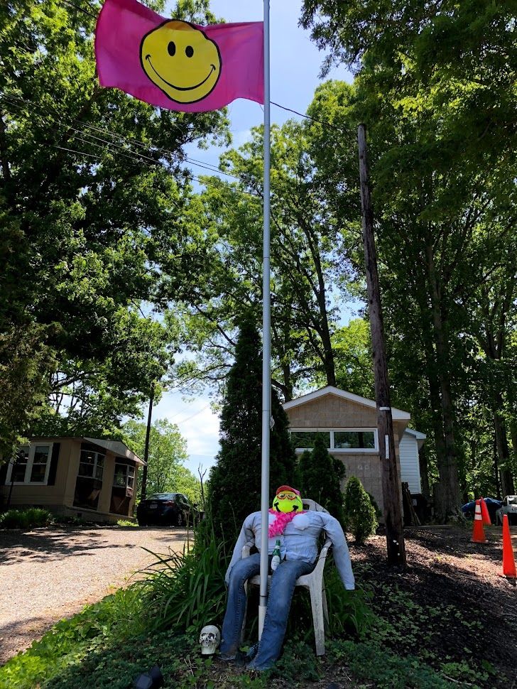 Dora was just sort of ignominiously laid off to the side until spring rolled around when it was decided to try major surgery to save her.  Copious amounts of zip-ties and 18-gauge wire was used to stitch the old soggy girl back together. (2018)