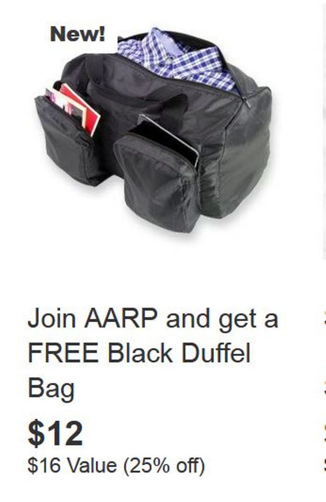 Join AARP and get a FREE Black Duffel Bag.JPG