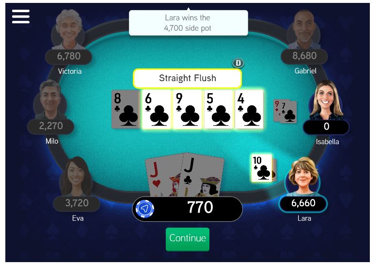 Texas Hold 'Em poker error AARP Online Community