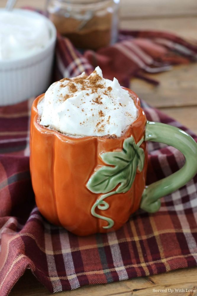 pumpkin spice latte in pumpkin cup.jpg