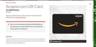 Amazon.com Gift Cards BS