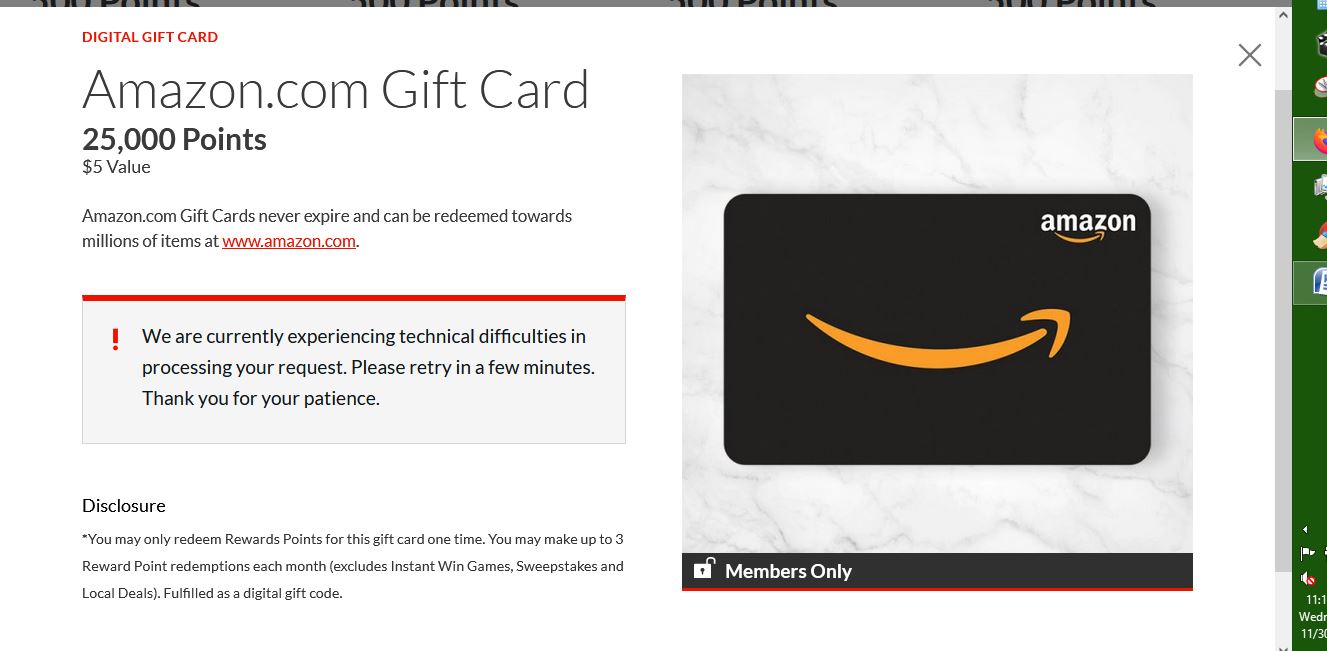 Amazon.com Gift Card - AARP Online Community