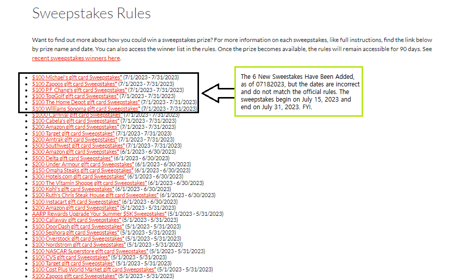 the 6 New and Additional Rules Have Now Been Posted (as of 07182023) but the dates are incorrect should be July 15-July 31 2023.png