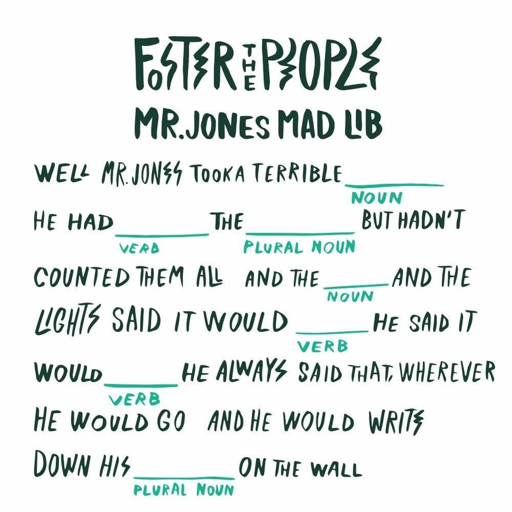 Foster The People The Unforeseeable Fate of Mr. Jones.jpg