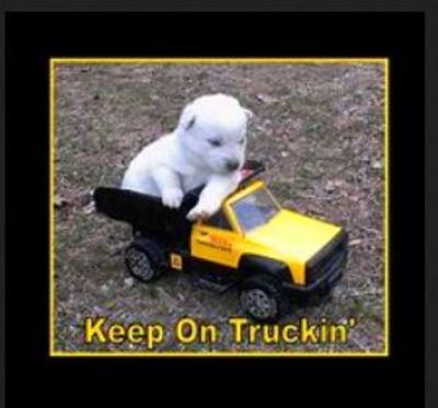 keep on truckin'