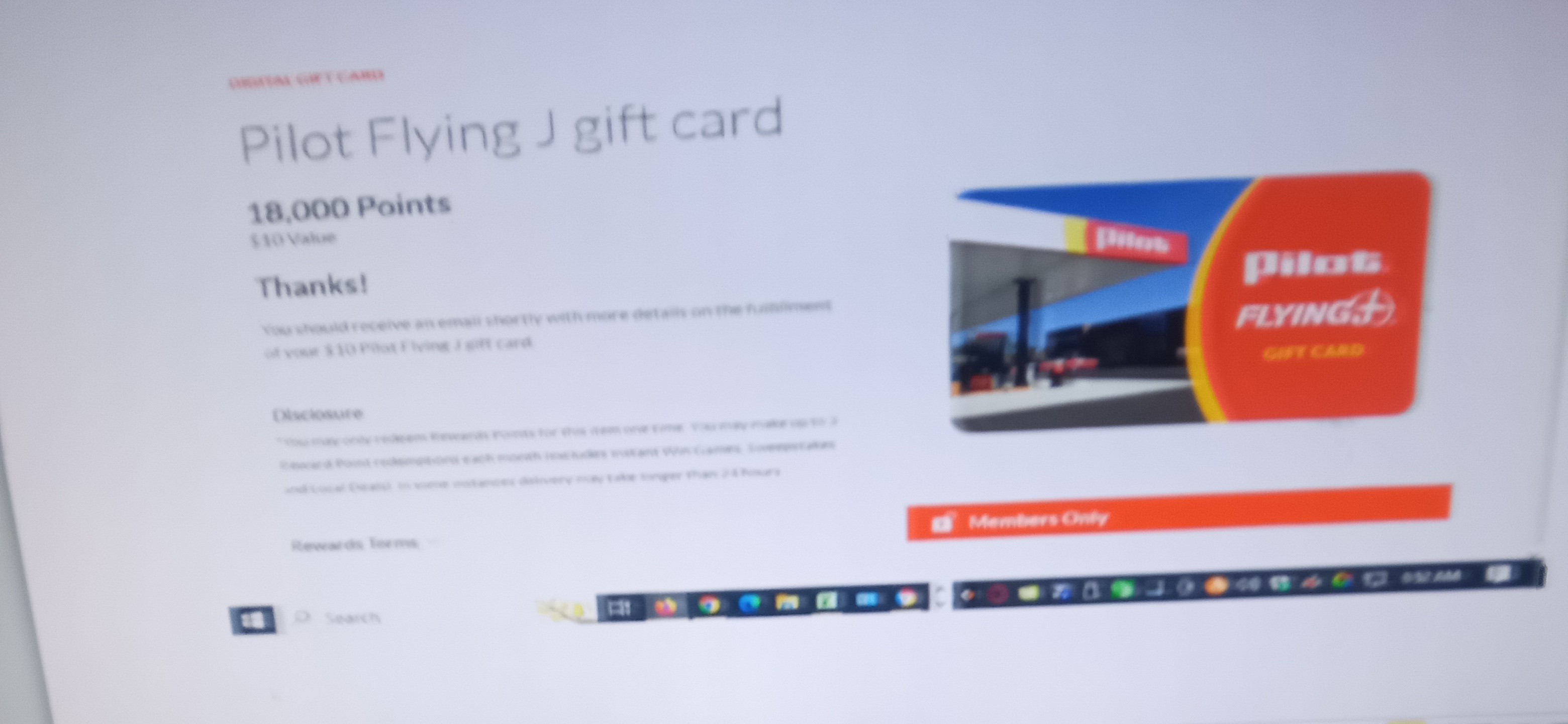 Flying J Gift Card Not Received AARP Online Community