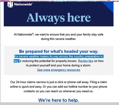 As severe weather makes its way across the country, preparation is key.JPG