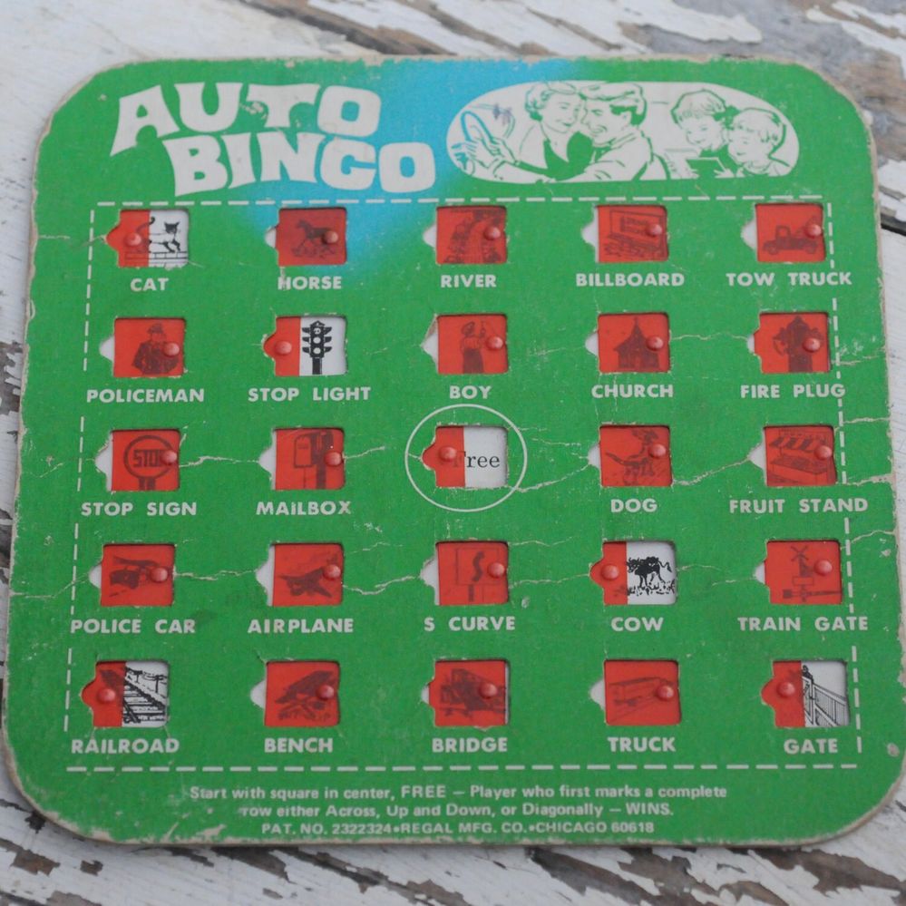 ------ Car Bingo!