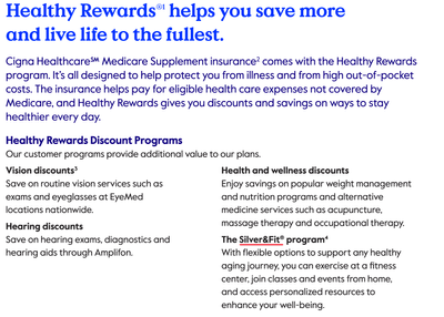 Cigna brochure