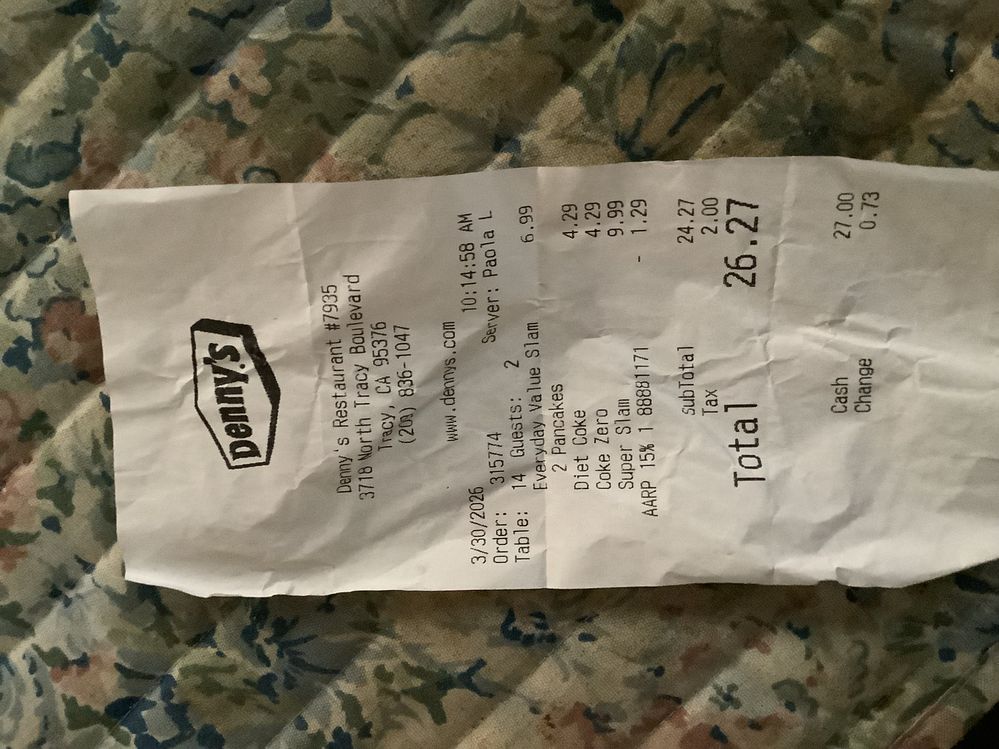 15% of  $25.56 is $3.83 and not $1.29